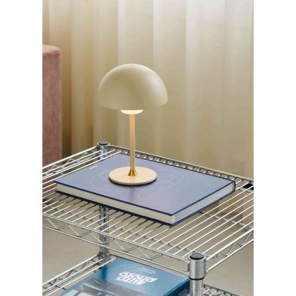 Halo Design 747597 - LED dimbare oplaadbare tafellamp MOON LIGHT LED/2,7W/2600 mAh crème