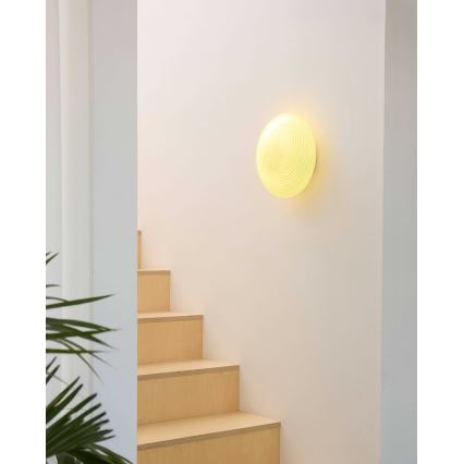 Halo Design 748693 - Plafondlamp CANDY 1xE27/40W/230V Ø 30 cm beige/messing