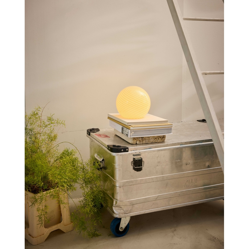 Halo Design 748808 - Tafellamp CANDY 1xE14/25W/230V Ø 20 cm beige