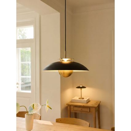 Halo Design 749102 - Dimbare LED-hanglamp aan kabel STEPP LED/24W/230V Ø 46 cm zwart/messing