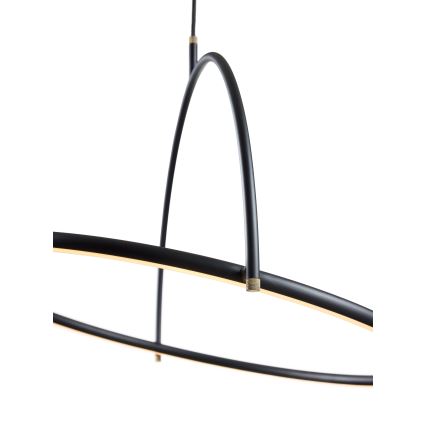 Halo Design 749539 - Dimbare LED-pendellamp aan kabel TILT LED/40W/230V Ø 40 cm zwart