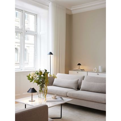 Halo Design 800803 - Dimbare oplaadbare LED-buitentafellamp HYGGE LED/3W/4000 mAh IP54 zwart