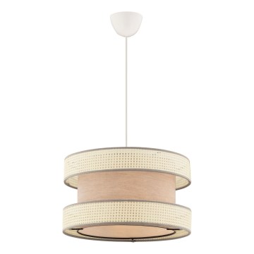 Halo hanglamp 1xE27/60W/230V beige/crème