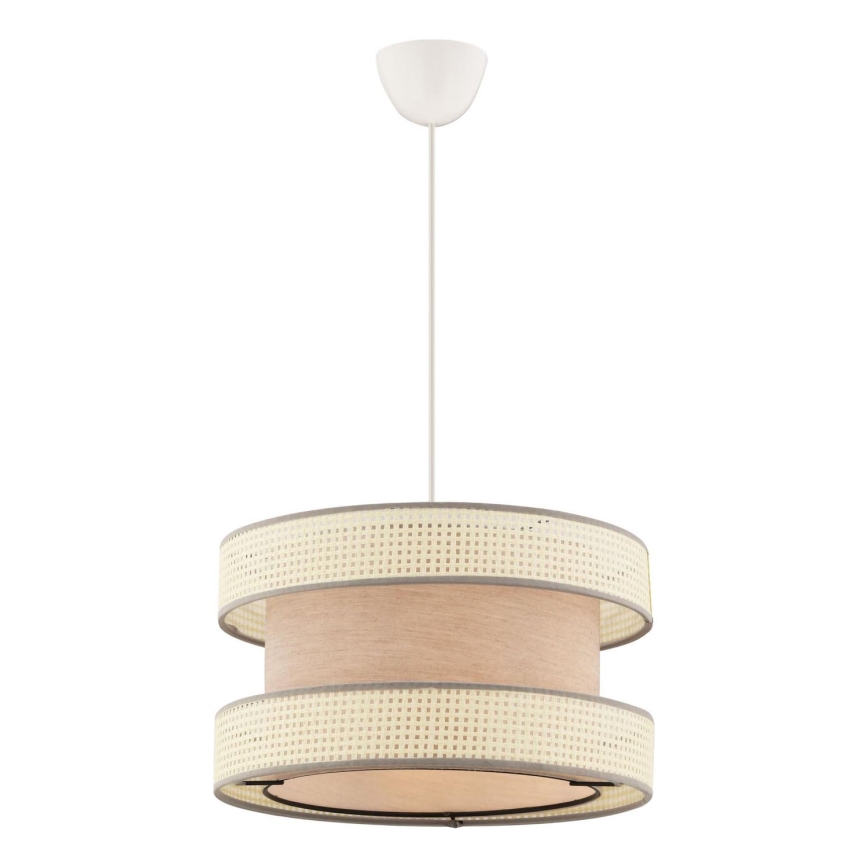 Halo hanglamp 1xE27/60W/230V beige/crème