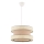 Halo hanglamp 1xE27/60W/230V beige/crème