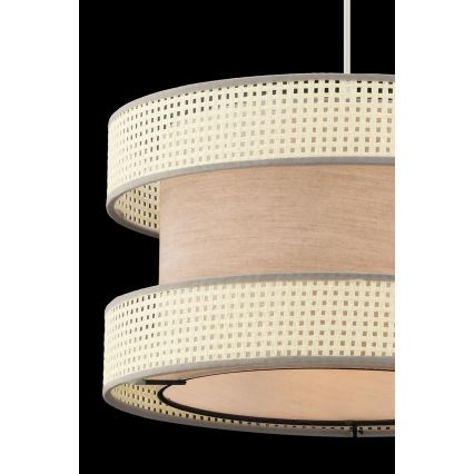 Halo hanglamp 1xE27/60W/230V beige/crème
