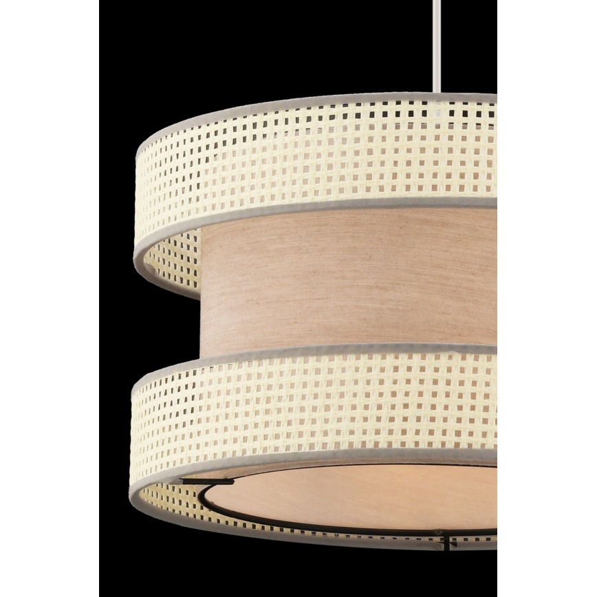 Halo hanglamp 1xE27/60W/230V beige/crème