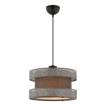 HALO Hanglamp 1xE27/60W/230V bruin/grijs