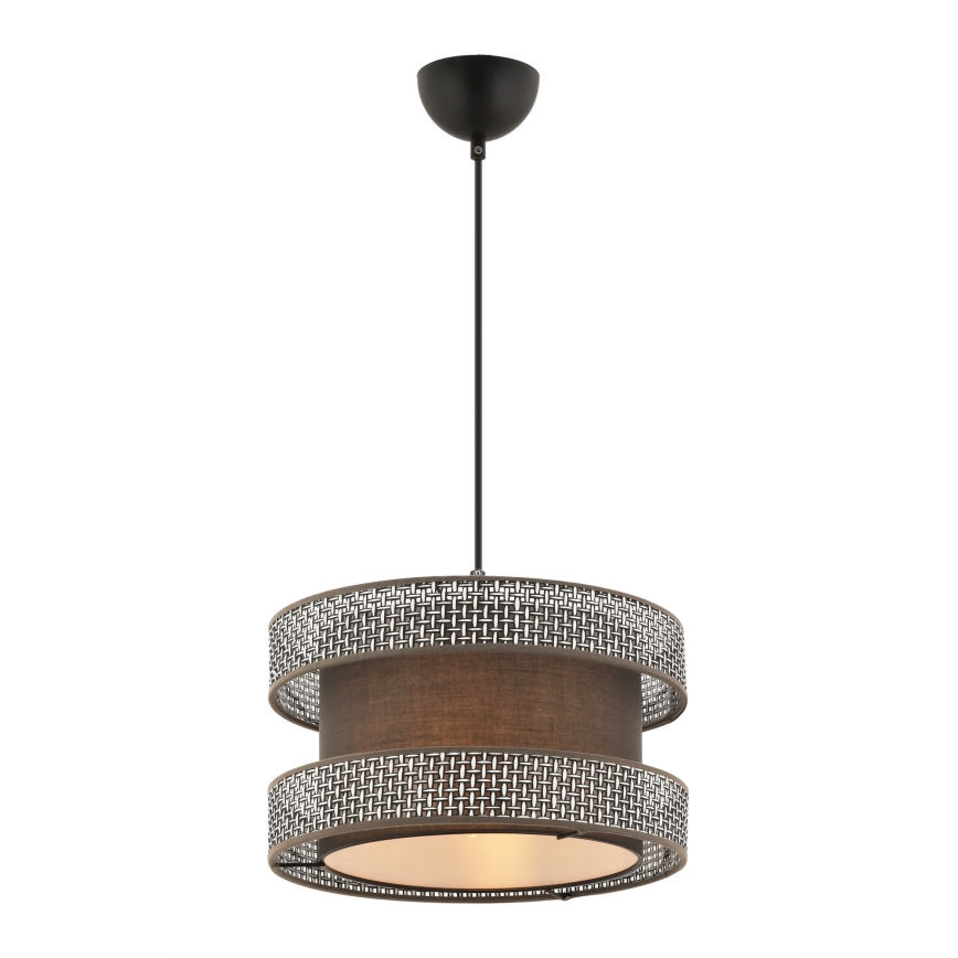 HALO Hanglamp 1xE27/60W/230V bruin/grijs