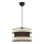 Halo hanglamp 1xE27/60W/230V zwart/crème