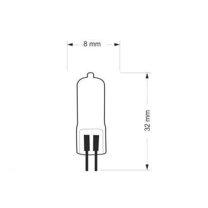 Halogeenlamp G4 / 10W / 12V 2800K