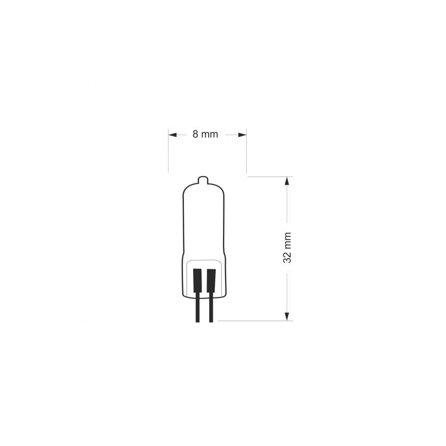 Halogeenlamp G4 / 10W / 12V 2800K