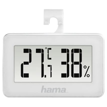 Hama - Binnenthermometer met vochtigheidsmeter 1xCR2025 wit