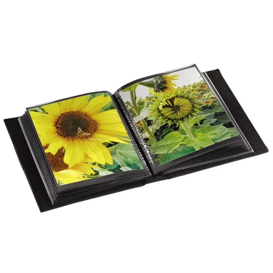 Hama - Fotoalbum 13,5x17 cm 100 pagina's zwart