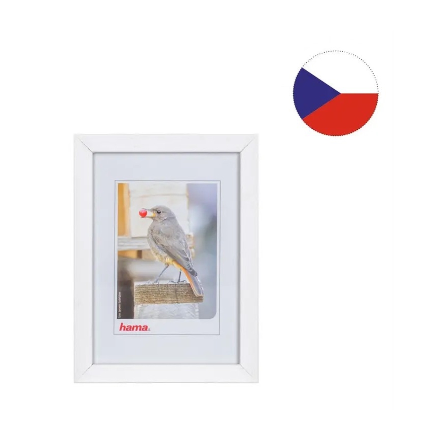Hama - Fotolijst 13x18 cm grenen/wit
