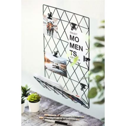 Hama - Metalen fotobord 30x45 cm zwart