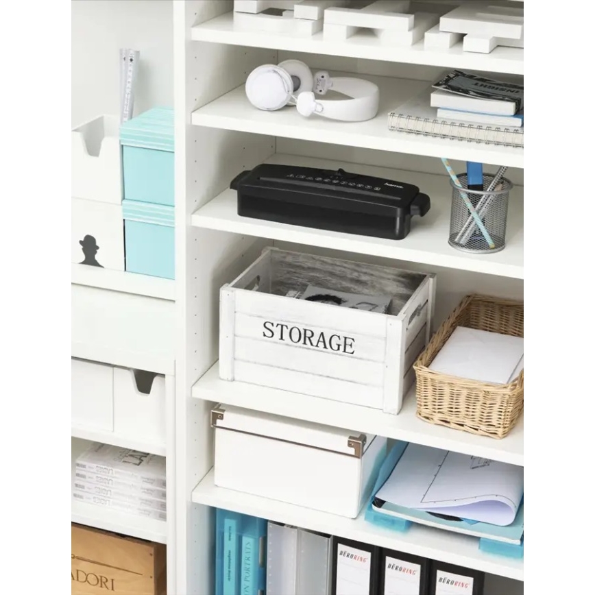 Hama - Mini paper shredder A4 230V zwart