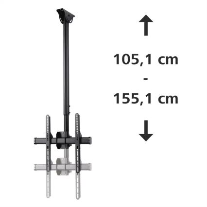 Hama - Plafondhouder voor TV draaibaar 32-65" zwart