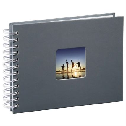 Hama - Spiraal fotoalbum 24x17 cm 50 pagina's grijs