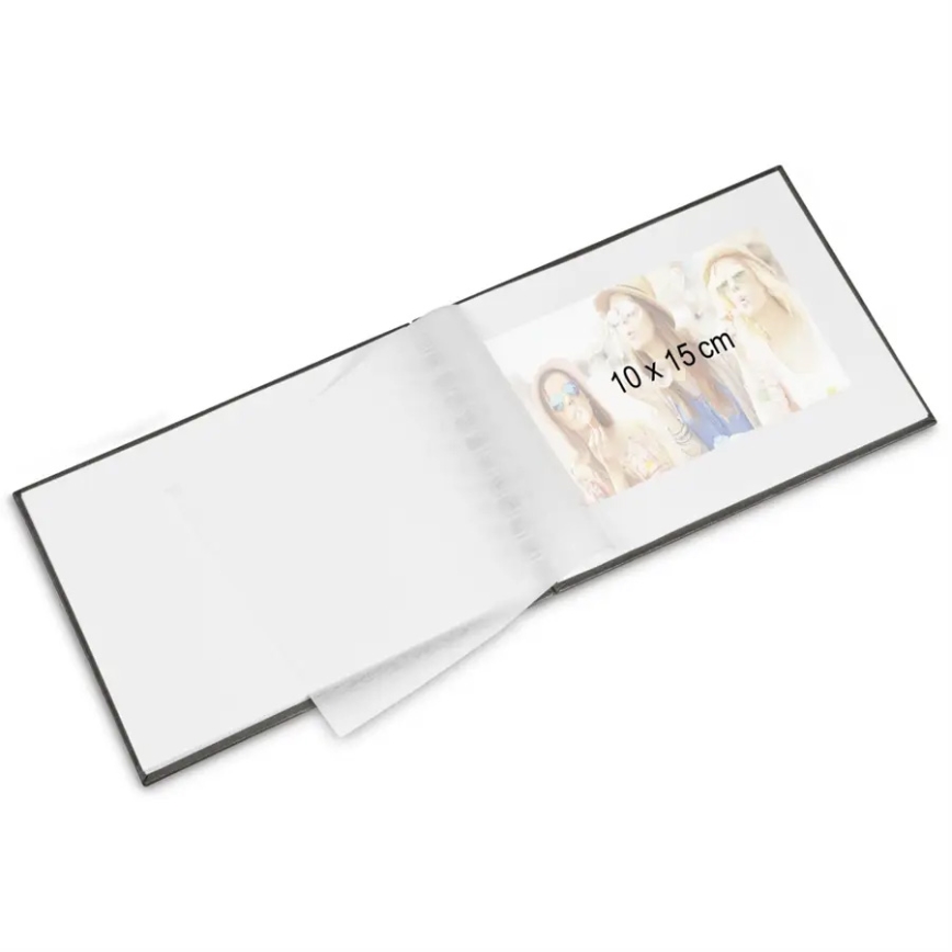 Hama - Spiraal fotoalbum 24x17 cm 50 pagina's zwart
