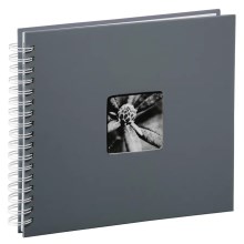 Hama - Spiraal fotoalbum 28x24 cm 50 pagina's grijs