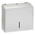 Handdoekdispenser 28x24,5 cm roestvrij staal/zilver