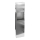 Handdoekdispenser 31x122,5 cm roestvrij staal/zilver