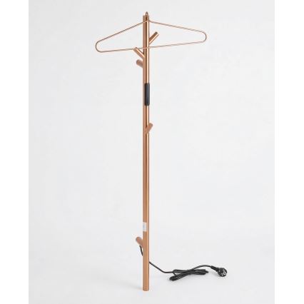 Handdoekhaak voor elektrische handdoekdroger 45x12,2 cm koperkleurig