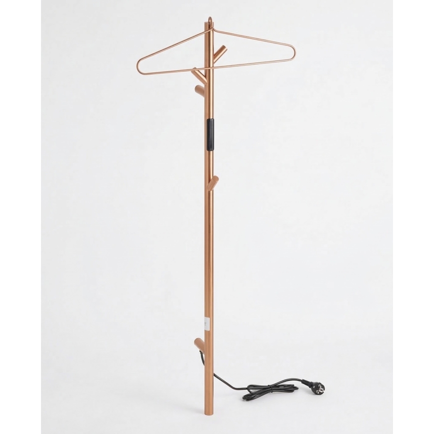 Handdoekhaak voor elektrische handdoekdroger 45x12,2 cm koperkleurig