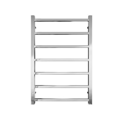 Handdoekladderradiator INOX TOKIO 161W/230V 77x53 cm roestvrij staal / glanzend chroom