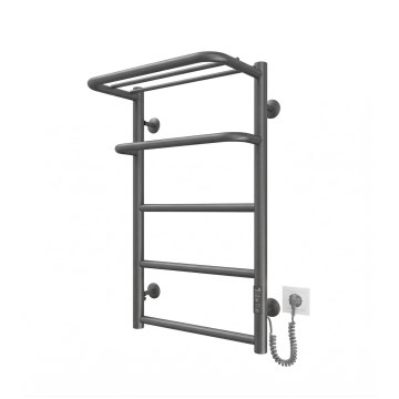 Handdoekradiator HOTEL 75W/230V 66x42 cm RVS/antraciet rechts