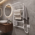 Handdoekradiator HOTEL 75W/230V 66x42 cm RVS/wit rechts