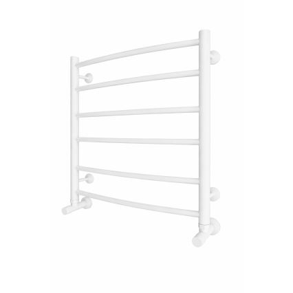 Handdoekradiator INOX CLASSIC 122W/230V 57x53 cm roestvrij staal/wit