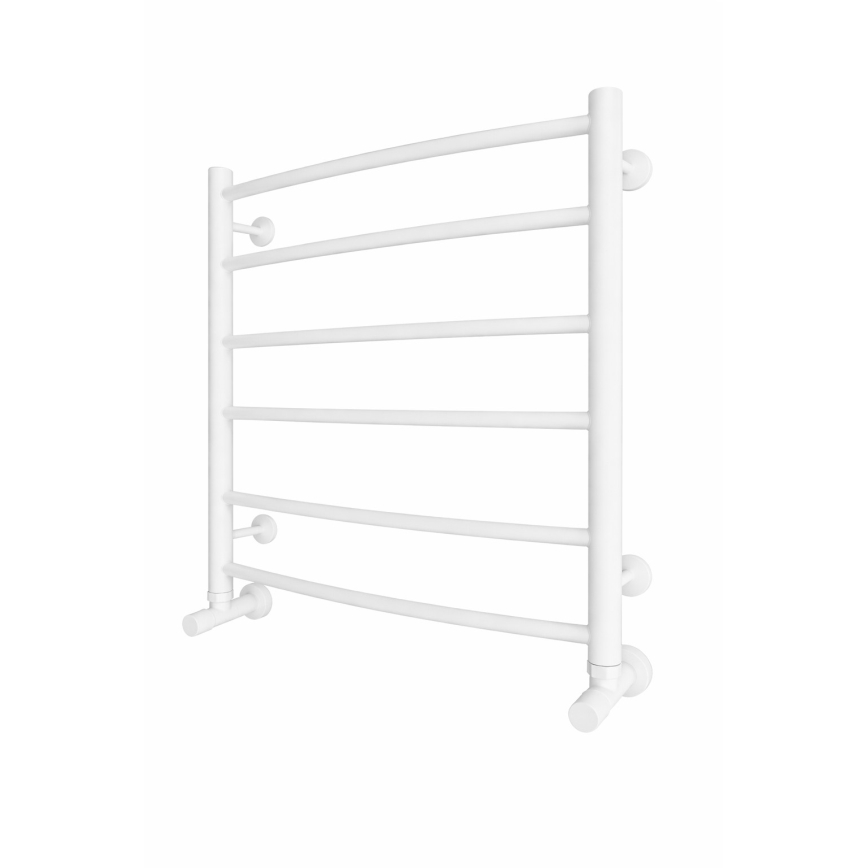 Handdoekradiator INOX CLASSIC 122W/230V 57x53 cm roestvrij staal/wit