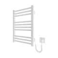 Handdoekradiator voor badkamer HF DERBY, 100 W/230 V, 57 x 43 cm, wit, rechts