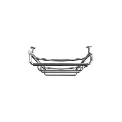 Handdoekradiator voor badkamer LUX 105W/230V 81x52 cm RVS/glanzend chroom rechts