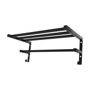 Handdoekrek voor badkamerradiator HF SHEFFIELD 52x25,6 cm zwart