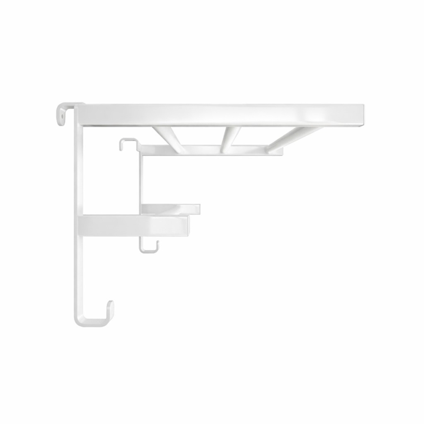 Handdoekrek voor badkamerradiator HF SHEFFIELD 52x28,4 cm wit