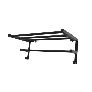 Handdoekrek voor badkamerradiator HF SHEFFIELD 52x28,4 cm zwart