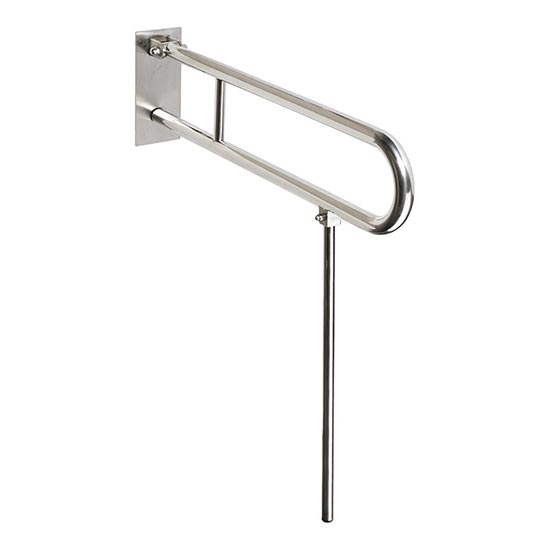 Handgreep 10x80 cm RVS/zilver