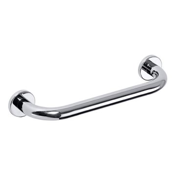 Handgreep 34x6 cm RVS/zilver