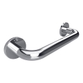 Handgreep 38x8 cm rvs/zilver