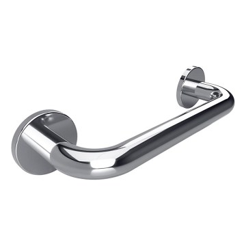Handgreep 38x8 cm rvs/zilver