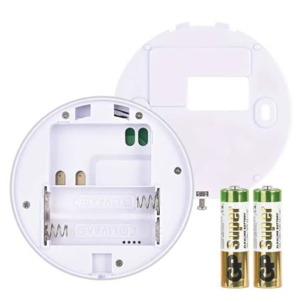 Handmatige draadloze kamerthermostaat 230V/16A 2xAA wit