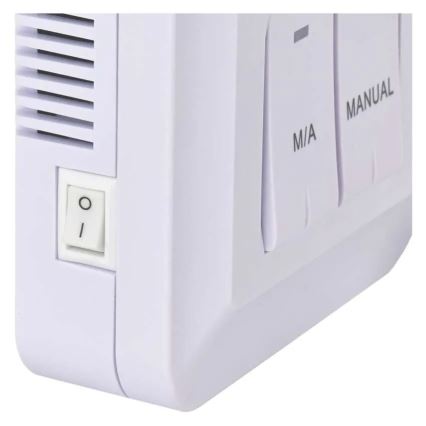 Handmatige draadloze kamerthermostaat 230V/16A 2xAA wit