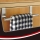 Hangende houder voor doek 8x23,5 cm roestvrij staal