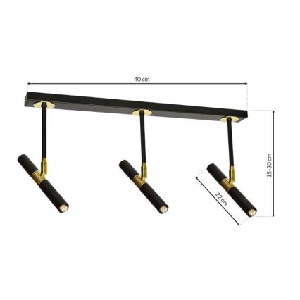 hangende kroonluchter MONZA 5xG9/7W/230V