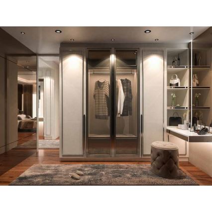 Hangende LED Badkamer plafond verlichting BONO LED/5W/230V 3000K IP65 zwart