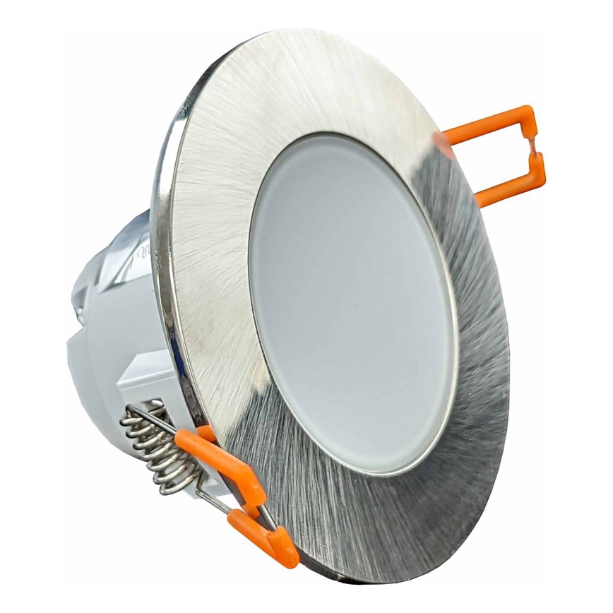 Hangende LED Badkamer plafond verlichting BONO LED/5W/230V 4000K IP65 glanzend chroom