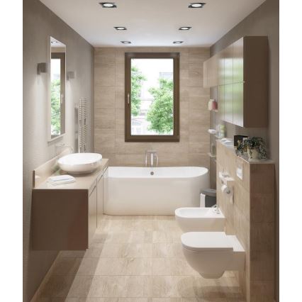 Hangende LED Badkamer plafond verlichting BONO LED/5W/230V 4000K IP65 glanzend chroom